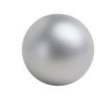 Stress ball, classic style, in various colours matt silver colour