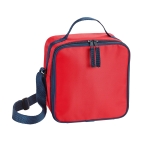 Lunch bag with carrying strap, 4.5 L, Lunchtime red colour