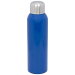 Large stainless steel bottle with screw cap, 820 ml blue colour