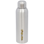 Large stainless steel bottle with screw cap, 820 ml silver colour