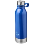 Large coloured steel bottle with silicone handle, 740 ml blue colour