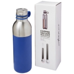 Elegant bicolor steel bottle, 590 ml blue colour