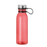 Bottle made from sustainable, recycled materials, 780 ml transparent red colour