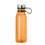 Bottle made from sustainable, recycled materials, 780 ml transparent orange colour