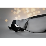 Silver, reflective bum bag for promotions matt silver colour ambient view