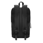 Hiking backpack made of polyester with a reflective surface matt silver colour fourth view