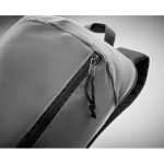 Hiking backpack made of polyester with a reflective surface matt silver colour fifth photographic view