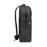 Backpack made of RPET with COB light for outdoors black colour sixth view