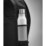 Backpack made of RPET with COB light for outdoors black colour seventh photographic view