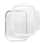 Glass lunch box with airtight PP lid, 900 ml transparent colour ninth view