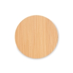 Bottle opener and coaster from bamboo wood colour third view