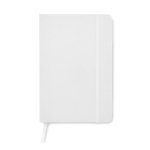 RPET notebook with recycled pages for promos, A5 white colour second view