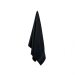 Medium organic cotton towels, 360 g/m2 black colour fourth view