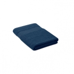 Medium organic cotton towels, 360 g/m2 blue colour