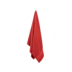 Medium organic cotton towels, 360 g/m2 red colour fourth view