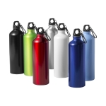 Large aluminium bottle, 770 ml blue colour