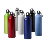 Large aluminium bottle, 770 ml silver colour