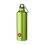 Large aluminium bottle, 770 ml lime colour