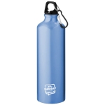 Large aluminium bottle, 770 ml light blue colour