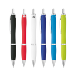 Antibacterial pen made of ABS, blue ink, inexpensive to print various colours