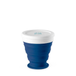 Collapsible silicone travel mug in colours, 250ml main view