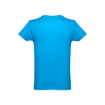 Cotton T-shirt, 150 g/m2, THC Luanda cyan blue colour second view