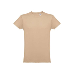 Cotton T-shirt, 150 g/m2, THC Luanda light brown colour first view