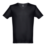 Unisex cotton T-shirt, 150 g/m2, THC Athens black colour