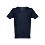 Unisex cotton T-shirt, 150 g/m2, THC Athens navy-blue colour first view