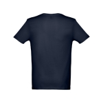 Unisex cotton T-shirt, 150 g/m2, THC Athens navy-blue colour second view