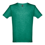 Unisex cotton T-shirt, 150 g/m2, THC Athens marbled green colour