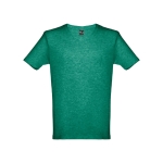 Unisex cotton T-shirt, 150 g/m2, THC Athens marbled green colour first view