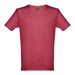 Unisex cotton T-shirt, 150 g/m2, THC Athens marbled red colour