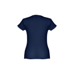 Women's fitted cotton T-shirt, 150 g/m2, THC Sofia blue colour second view