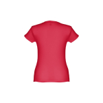 Women's fitted cotton T-shirt, 150 g/m2, THC Sofia red colour second view