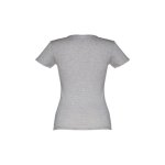 Women's fitted cotton T-shirt, 150 g/m2, THC Sofia grey colour second view