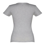 Women's fitted cotton T-shirt, 150 g/m2, THC Sofia grey colour