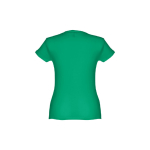 Women's fitted cotton T-shirt, 150 g/m2, THC Sofia green colour second view