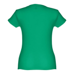 Women's fitted cotton T-shirt, 150 g/m2, THC Sofia green colour