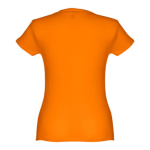 Women's fitted cotton T-shirt, 150 g/m2, THC Sofia orange colour