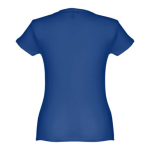 Women's fitted cotton T-shirt, 150 g/m2, THC Sofia royal blue colour