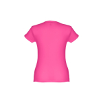 Women's fitted cotton T-shirt, 150 g/m2, THC Sofia fuchsia colour second view