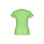 Women's fitted cotton T-shirt, 150 g/m2, THC Sofia light-green colour second view