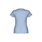 Women's fitted cotton T-shirt, 150 g/m2, THC Sofia light blue colour second view