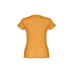 Women's fitted cotton T-shirt, 150 g/m2, THC Sofia dark yellow colour second view