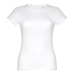 Women's fitted cotton T-shirt, 150 g/m2, THC Sofia first view