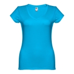 Women's fitted V-neck T-shirt, 150 g/m2, THC Athens