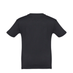 Children's cotton t-shirt, 150 g/m2, THC Quito black colour