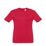 Children's cotton t-shirt, 150 g/m2, THC Quito red colour