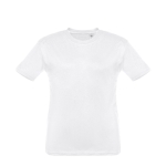 Children's cotton t-shirt, 150 g/m2, THC Quito white colour